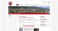 Desktop Screenshot of feuerwehr-hohenwarth.de